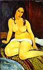 Amedeo Modigliani Seated Nude 1 painting